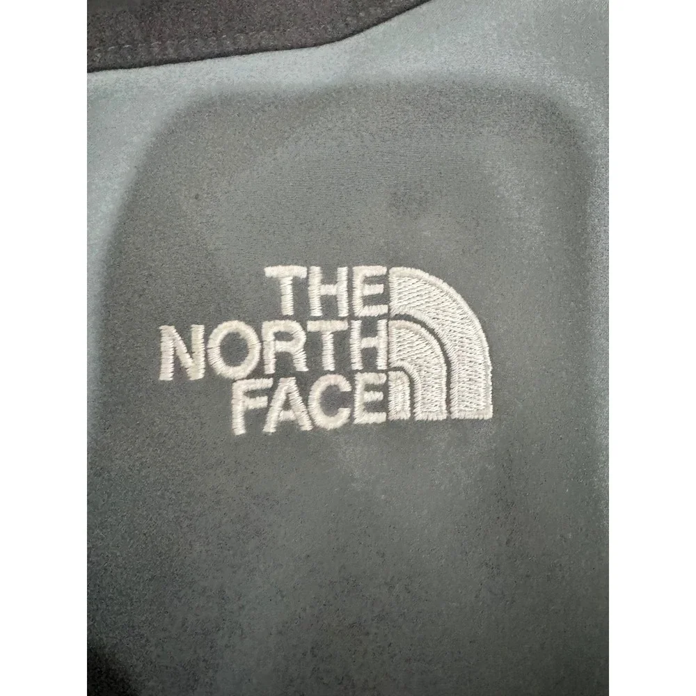 The North Face Apex Bionic Softshell Jacket Mens Grey Black Full Zip Windproof